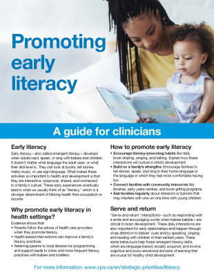 Promoting early literacy: A guide for clinicians